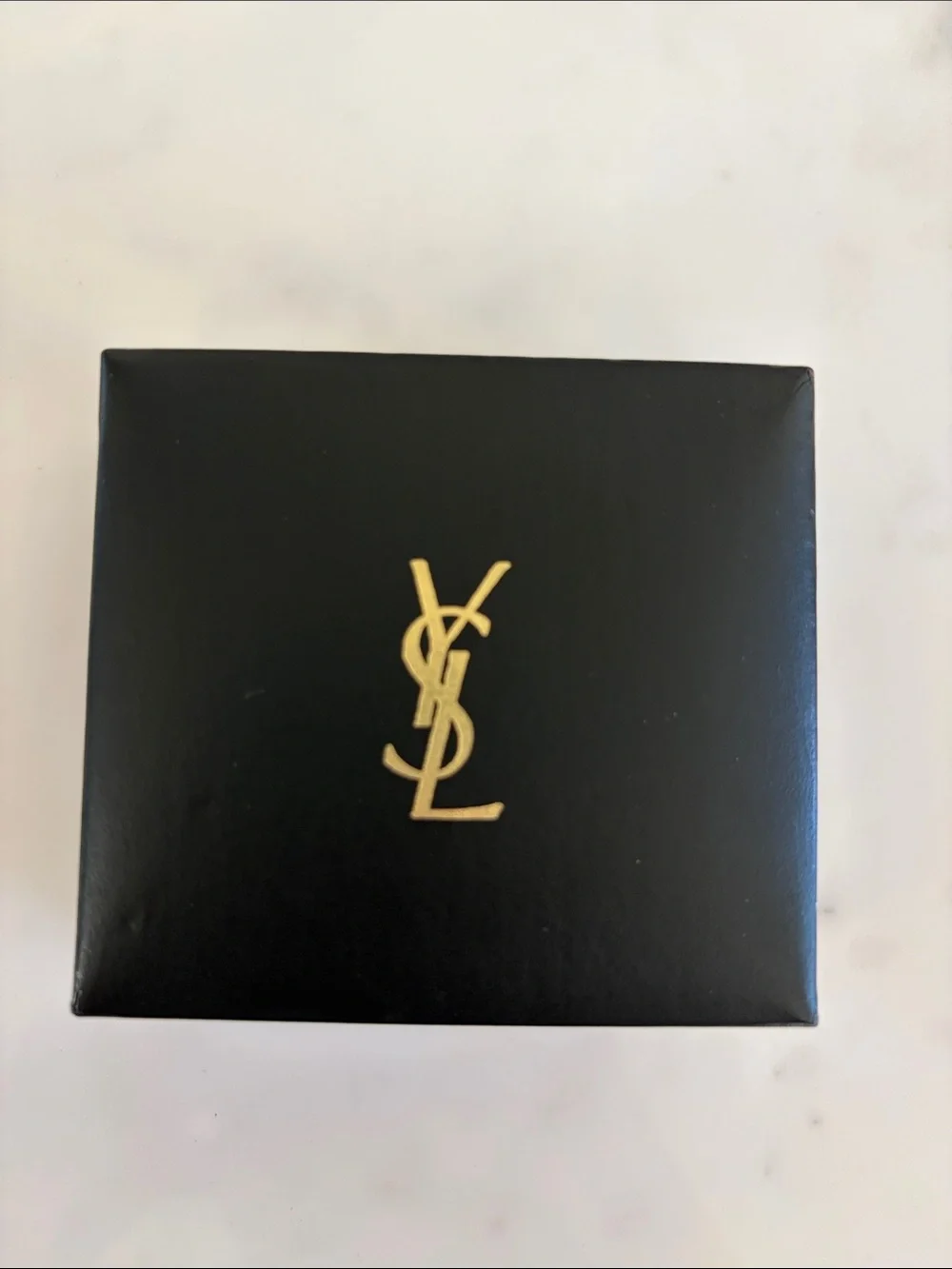 Vintage Yves Saint Laurent Silver and Gold-Tone Ribbed Accent Money Clip